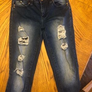 YMI mid rise skinny jeans